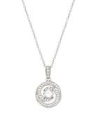 Lord & Taylor Cubic Zirconia Swirl Necklace