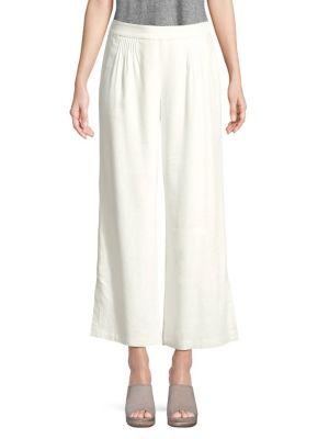 H Halston Wide Leg Ankle Pants