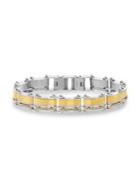 Lord & Taylor Two-tone Stainless Steel Rigged Link Bracelet