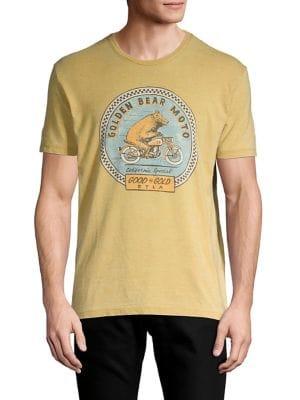 Lucky Brand Golden Bear Moto Graphic T-shirt