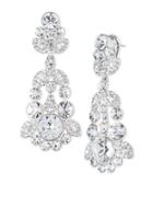 Givenchy Baxter Cluster Chandelier Earrings