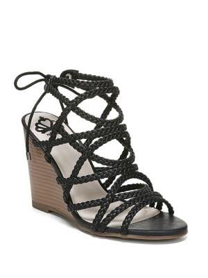 Fergalicious Baxter Faux Leather Wedge Sandals