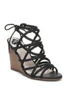 Fergalicious Baxter Faux Leather Wedge Sandals