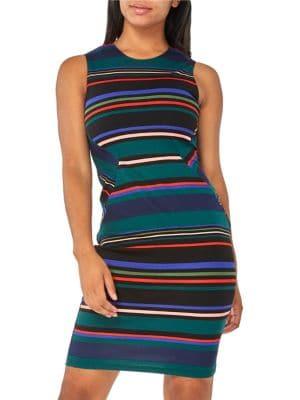 Dorothy Perkins Striped Crew Pencil Dress