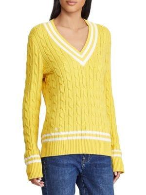 Lauren Ralph Lauren Relaxed-fit Cotton Cricket Sweater