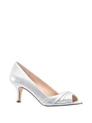 Nina Chezare Peep Toe Pumps