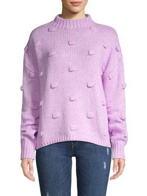 York & Hudson Pom Knit Sweater