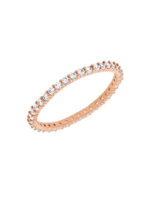 Swarovski Vittore Rose Gold Tone And Crystal Ring