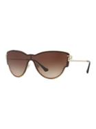 Versace 42mm Shield Gradient Sunglasses