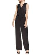 Vince Camuto Oasis Bloom Sleeveless Tie-front Jumpsuit