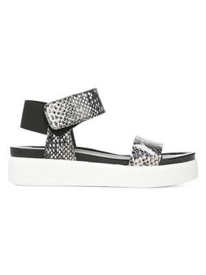 Franco Sarto Kana Snake-print Platform Sandals