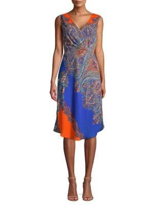 Elie Tahari Agatha Paisley Print Sheath Dress