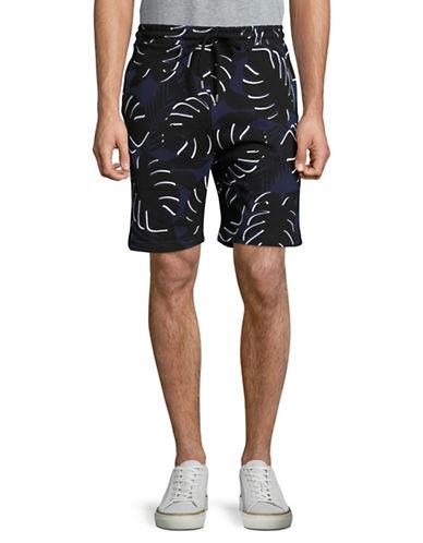 Markus Lupfer Abstract Palm Print Shorts