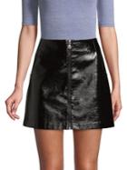 Artistix Patent Mini Skirt