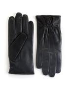 Black Brown Touch Screen Leather Gloves