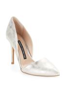 French Connection Elvia Leather D'orsay Pumps