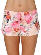 Pj Salvage Rosy Outlook Lace Shorts
