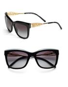 Burberry Garbardine Lace 56mm Square Sunglasses