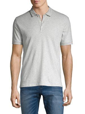 Black Brown Cotton Short Sleeve Interlock Polo