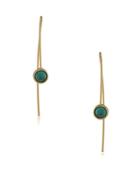 Lauren Ralph Lauren Dream Weaver 10k Gold-plated Statement Threaded Pierced Earrings