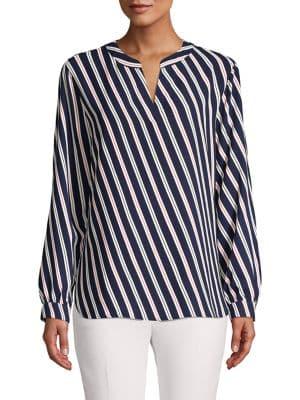 Anne Klein Eclipse High-low Blouse