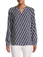 Anne Klein Eclipse High-low Blouse
