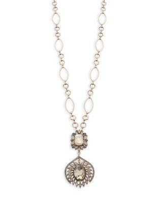 Design Lab Lord & Taylor Crystal Pendant Necklace