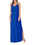 Laundry By Shelli Segal Popover Chiffon Gown