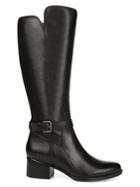 Naturalizer Premium Demetria Wide Calf Leather Mid-calf Boots