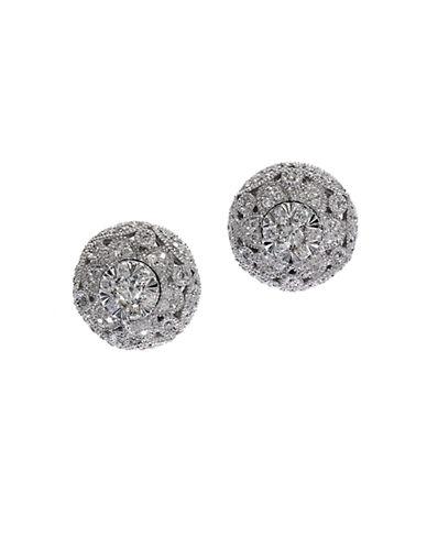 Effy Snowflake Diamond And 14k White Gold Stud Earrings, 0.54tcw