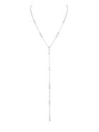 Morris & David 14k White Gold & Diamond Lariat Necklace