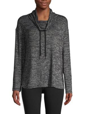 Calvin Klein Performance Long-sleeve Cowlneck Top