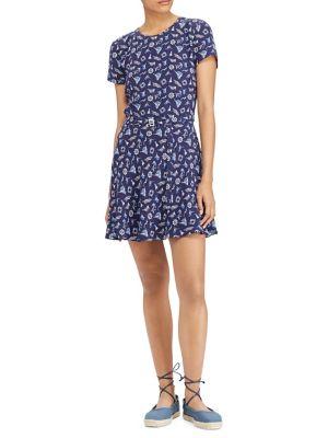 Polo Ralph Lauren Belted Mini Dress