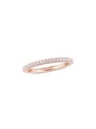 Sonatina 14k Rose Gold And Diamond Wedding Ring