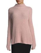 French Connection Rib-knit Mockneck Sweater