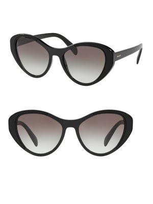 Prada 55mm Butterfly Sunglasses