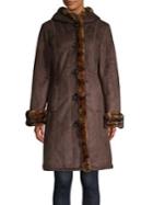 Gallery Faux Fur-trimmed Walker Jacket