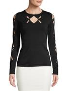 Bailey 44 Cut-out Long-sleeve Sweater