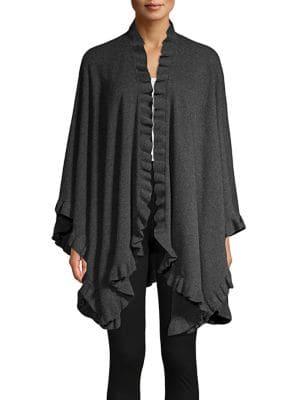 Ply Cashmere Ruffled Cashmere Wrap