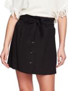 1.state Tied Button-front Skirt