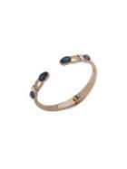 Ivanka Trump Goldtone And Glass Stone Hinged Cuff Bracelet