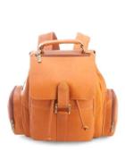 Royce Leather Expandable Backpack