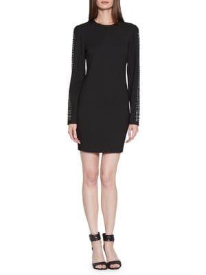Walter Baker Tessa Embellished Mini Sheath Dress