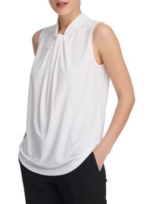 Donna Karan Twist Sleeveless Top