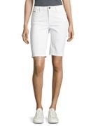 Ivanka Trump Cotton-stretch Bermuda Shorts