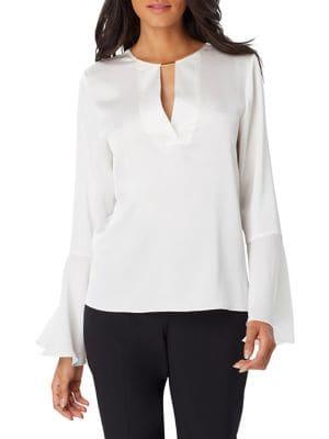 Tahari Arthur S. Levine Bell Sleeve Blouse