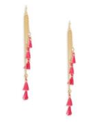 Design Lab Lord & Taylor Tassel-accented Drop Earrings