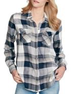 Jessica Simpson Plaid Button-down Shirt