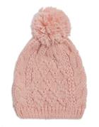 Madison 88 Crocheted Faux Pearl-embellished Beanie