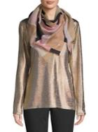 Kate Spade New York Empire Geometric Square Wool Square Scarf